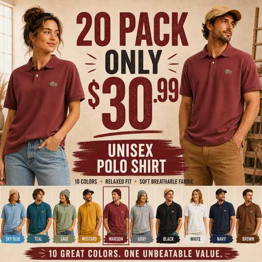 👕 Herren Polo-Shirts – Kurzarm, Leicht & Atmungsaktiv ☀️